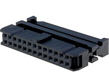 Wtyk żeński IDC z dociskiem przewodu 26pin Wtyk żeński IDC z dociskiem przewodu 26pin