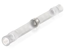 Motocyklowy łącznik termokurczliwy z tuleją cynową biały 1,5mm Motocyklowy łącznik termokurczliwy z tuleją cynową biały 1,5mm