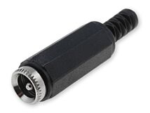 Wtyk zasilający DC męski na przewód styk 2,1mm Wtyk zasilający DC męski na przewód styk 2,1mm