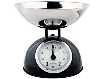 Waga kuchenna w stylu retro KS60 do 5kg czarna Waga kuchenna w stylu retro KS60 do 5kg czarna