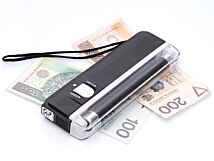 Kieszonkowy tester UV do banknotów czarny Kieszonkowy tester UV do banknotów czarny
