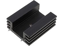 Radiator wytłaczany TO220 38,1x32x14mm czarny 11K/W Radiator wytłaczany TO220 38,1x32x14mm czarny 11K/W