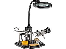 Uchwyt montażowy fixPOINT z lupą x3 90mm podświetlaną 16 LED Uchwyt montażowy fixPOINT z lupą x3 90mm podświetlaną 16 LED