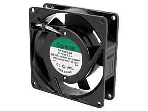 Wentylator AC osiowy 230VAC 92x92x25mm 49(±7%)m3/h 36dBA Wentylator AC osiowy 230VAC 92x92x25mm 49(±7%)m3/h 36dBA