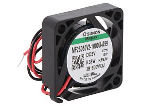 Wentylator DC osiowy 5VDC 25x25x6mm 3,72m3/h 18dBA Vapo Wentylator DC osiowy 5VDC 25x25x6mm 3,72m3/h 18dBA Vapo