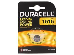Bateria litowa 3V CR1616 DURACELL pastylkowa 1szt. fi16x1,6mm Bateria litowa 3V CR1616 DURACELL pastylkowa 1szt. fi16x1,6mm