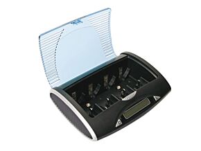 Ładowarka procesorowa z LCD AAA/AA/C/D/9V i USB 5VDC Ładowarka procesorowa z LCD AAA/AA/C/D/9V i USB 5VDC