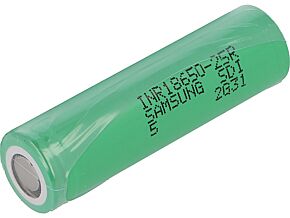 Akumulator Li-Ion MR18650 3,6V 2500mAh fi18,3x65mm 20A Akumulator Li-Ion MR18650 3,6V 2500mAh fi18,3x65mm 20A