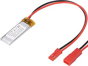 Akumulator Li-Po 3,7V 120mAh z przewodami 4x12x35mm Akumulator Li-Po 3,7V 120mAh z przewodami 4x12x35mm
