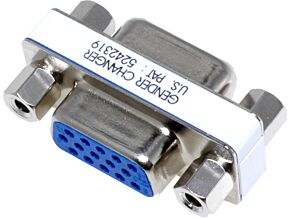 Przejście D-Sub HD 15pin gniazdo - gniazdo 15pin Przejście D-Sub HD 15pin gniazdo - gniazdo 15pin