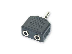 Przejście stereo 2x gniazdo Jack 3,5 – wtyk Jack 3,5 Przejście stereo 2x gniazdo Jack 3,5 – wtyk Jack 3,5