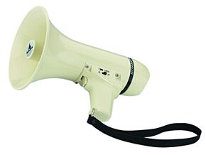 Mały megafon Monacor TM-6 z wbudowanym mikrofonem Mały megafon Monacor TM-6 z wbudowanym mikrofonem