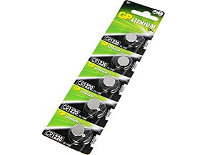 Bateria litowa 3V CR1220 GP fi12x2mm 35mAh 5szt. Bateria litowa 3V CR1220 GP fi12x2mm 35mAh 5szt.