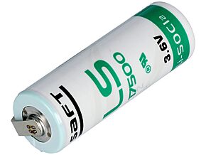 Bateria litowa 3,6V SAFT A, R23 blaszki lutownicze fi17x50mm Bateria litowa 3,6V SAFT A, R23 blaszki lutownicze fi17x50mm