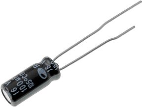Kondensator elektrolityczny 100uF 16V THT Kondensator elektrolityczny 100uF 16V THT