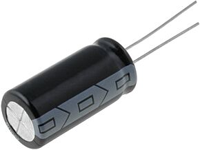 Kondensator elektrolityczny SAMXON THT 22F 2,5V O16x25mm ±20% Kondensator elektrolityczny SAMXON THT 22F 2,5V O16x25mm ±20%