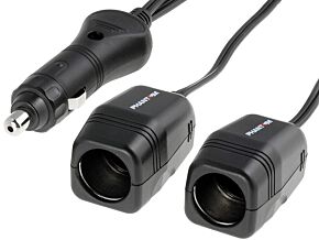 Rozgałęźnik do gniazda zapalniczki samochodowej 2m 10A Rozgałęźnik do gniazda zapalniczki samochodowej 2m 10A