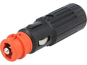 Wtyk zapalniczki samochodowej 16A 12V/1x15A czarny Wtyk zapalniczki samochodowej 16A 12V/1x15A czarny