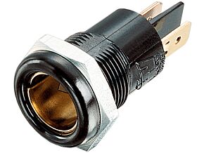 Gniazdo mini zapalniczki samochodowej PRO CAR 16A czarny Gniazdo mini zapalniczki samochodowej PRO CAR 16A czarny