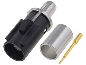 Wtyk FAKRA SMB MOLEX męski prosty RG141, RG303, RG58 czarny - A Wtyk FAKRA SMB MOLEX męski prosty RG141, RG303, RG58 czarny - A