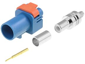 Wtyk FAKRA II SMB MOLEX męski prosty RG174, RG316 morski - Z Wtyk FAKRA II SMB MOLEX męski prosty RG174, RG316 morski - Z