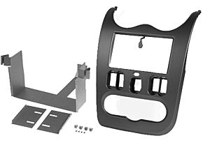 Ramka radiowa 2ISO Dacia szary (matowy) Ramka radiowa 2ISO Dacia szary (matowy)