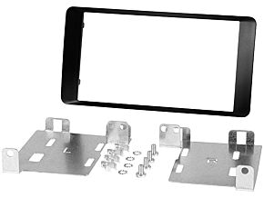 Ramka radiowa 2ISO Mitsubishi ASX 2014-> czarny matowy Ramka radiowa 2ISO Mitsubishi ASX 2014-> czarny matowy