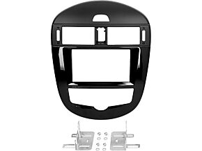 Ramka radiowa 2DIN Nissan Pulsar 2014-> czarny matowy, połysk Ramka radiowa 2DIN Nissan Pulsar 2014-> czarny matowy, połysk