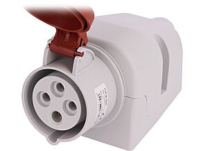 Złącze zasilające AC 3-fazowe PAWBOL gniazdo żeńskie 16A 400VAC Złącze zasilające AC 3-fazowe PAWBOL gniazdo żeńskie 16A 400VAC