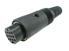 Wtyk DIN 13pin żeński typu Atari Wtyk DIN 13pin żeński typu Atari