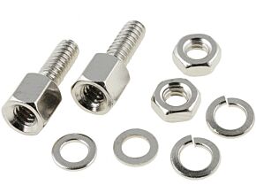 Zestaw wkrętów UNC4-40 do złącz D-Sub 8mm Zestaw wkrętów UNC4-40 do złącz D-Sub 8mm