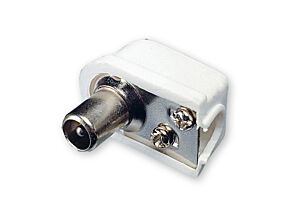 Wtyk koncentryczny kątowy zaokrąglony Wtyk koncentryczny kątowy zaokrąglony