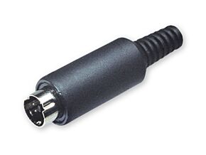 Wtyk męski mini DIN 4 styki (SVHS) Wtyk męski mini DIN 4 styki (SVHS)