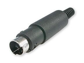 Wtyk męski mini DIN 6 styków Wtyk męski mini DIN 6 styków