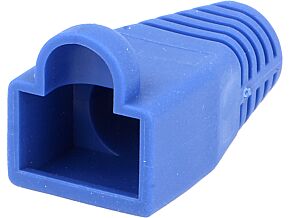 Osłonka plastikowa na wtyk RJ45 niebieska Osłonka plastikowa na wtyk RJ45 niebieska
