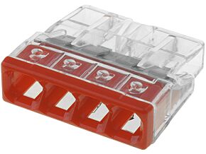 Złączka: szybkozłączka instalacyjna; 2273; tory:4; 0,5÷2,5mm2 Złączka: szybkozłączka instalacyjna; 2273; tory:4; 0,5÷2,5mm2