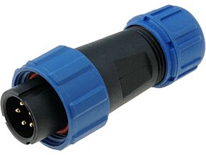 Złącze okrągłe WEIPU wtyk SP13 męski 5PIN IP68 180V na przewód Złącze okrągłe WEIPU wtyk SP13 męski 5PIN IP68 180V na przewód