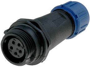 Złącze okrągłe WEIPU wtyk SP13 żeński 5PIN IP68 180V na przewód Złącze okrągłe WEIPU wtyk SP13 żeński 5PIN IP68 180V na przewód
