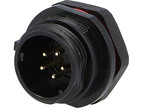 Gniazdo męskie WEIPU SP13 5PIN IP68 5A lutowanie 180V na panel Gniazdo męskie WEIPU SP13 5PIN IP68 5A lutowanie 180V na panel