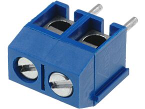 Listwa zaciskowa kątowa 5mm, 2n niebieski Listwa zaciskowa kątowa 5mm, 2n niebieski