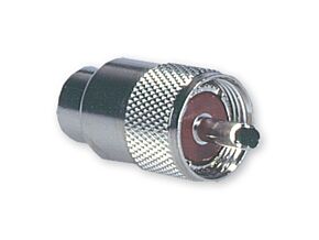 Wtyk UHF męski prosty (PL-259) na przewód RG213 Wtyk UHF męski prosty (PL-259) na przewód RG213