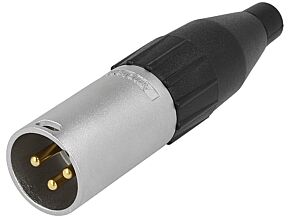 Wtyk męski XLR 3pin profesjonalny firmy AMPHENOL Wtyk męski XLR 3pin profesjonalny firmy AMPHENOL
