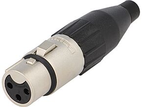 Wtyk XLR żeński 3pin profesjonalny firmy AMPHENOL Wtyk XLR żeński 3pin profesjonalny firmy AMPHENOL