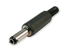 Wtyk żeński zasilający z osłoną kabla DC 2,5/5,5/14mm Wtyk żeński zasilający z osłoną kabla DC 2,5/5,5/14mm