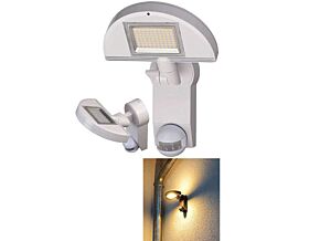 Lampa elewacyjna obustronna 80LED z czujnikiem ruchu biała Lampa elewacyjna obustronna 80LED z czujnikiem ruchu biała