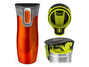 Kubek termiczny stalowy Contigo West Loop 470ml pomarańczowy Kubek termiczny stalowy Contigo West Loop 470ml pomarańczowy