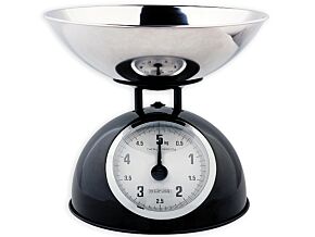 Waga kuchenna w stylu retro KS60 do 5kg czarna Waga kuchenna w stylu retro KS60 do 5kg czarna