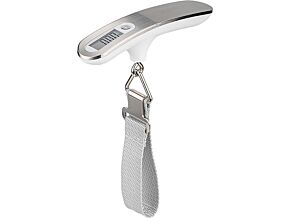 Elektroniczna waga ręczna Goobay do 50 kg srebrno-biała Elektroniczna waga ręczna Goobay do 50 kg srebrno-biała