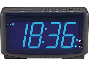 Zegar LED z duzymi cyframi i 2 nastawami budzika Zegar LED z duzymi cyframi i 2 nastawami budzika