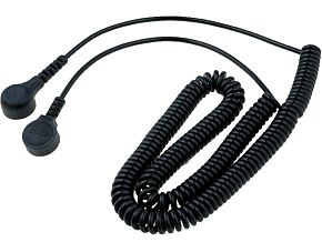 Przewód łączeniowy spiralny wersja ESD 3m zatrzask żeński 4mm i 10mm Przewód łączeniowy spiralny wersja ESD 3m zatrzask żeński 4mm i 10mm